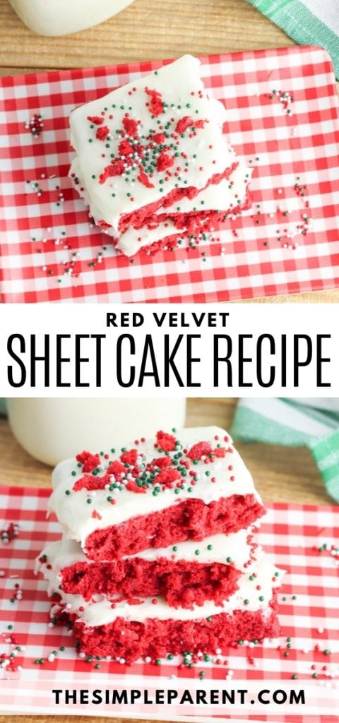 Homemade Red Velvet Sheet Cake Recipe