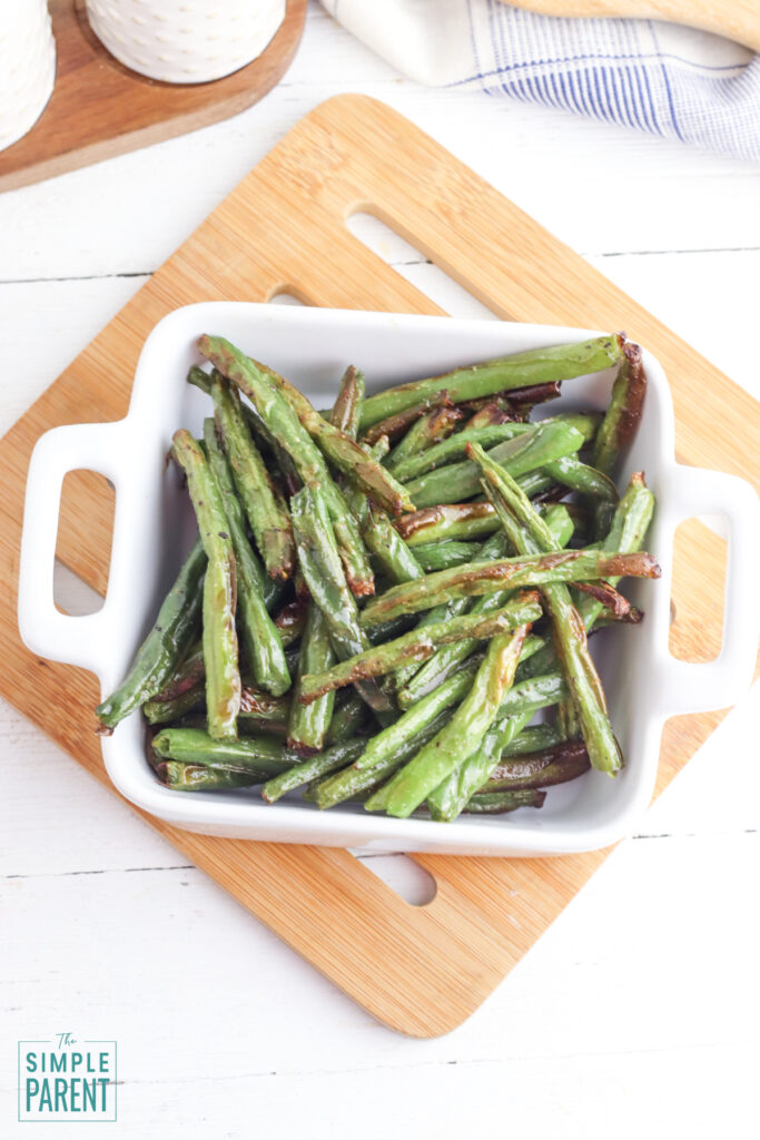 Roasted Green Beans Made in the air fryer