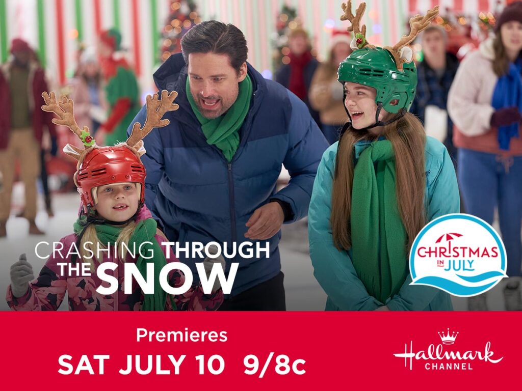 Hallmark Channel Christmas in July movie "Crashing Through the Snow"
