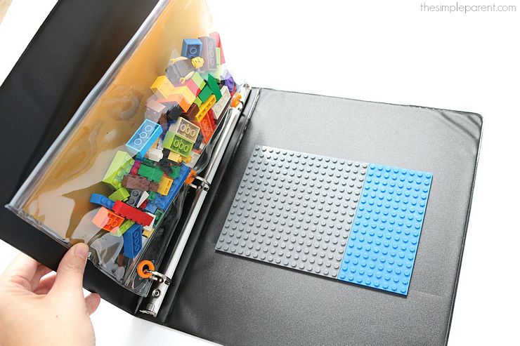 DIY travel Lego kit for kids