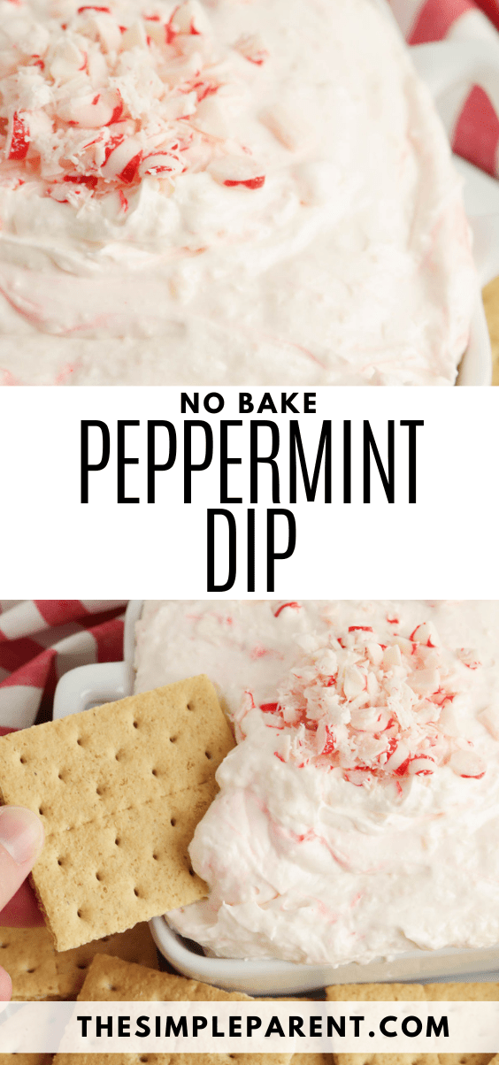 No Bake Peppermint Dip