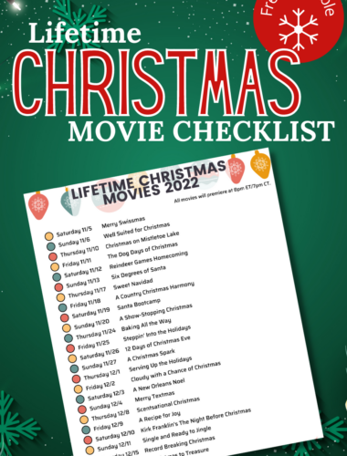 Printable Lifetime Christmas Movie List