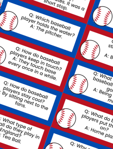 Printable baseball jokes for kids