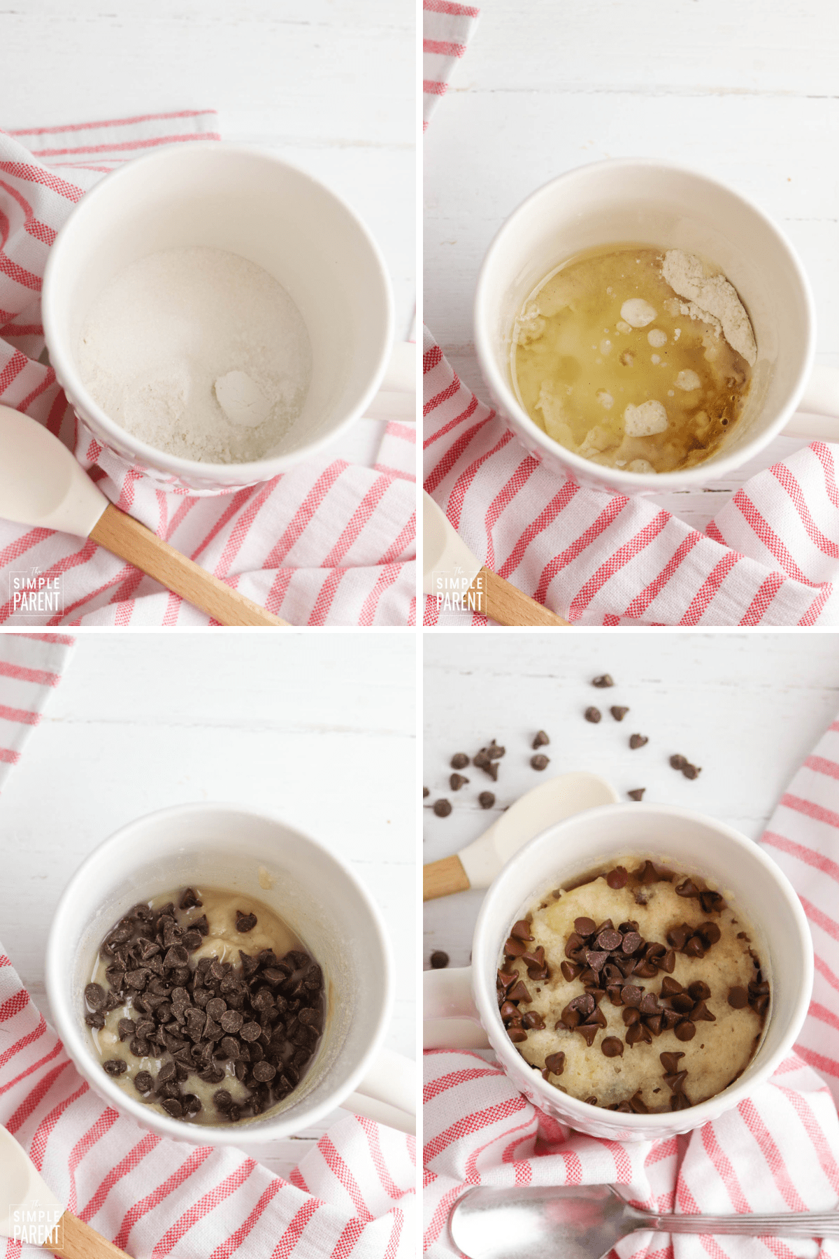 How to Make Chocolate Chip Mug Cake Step by Step