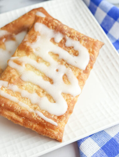 Frozen Toaster Strudel Baked in the Air Fryer
