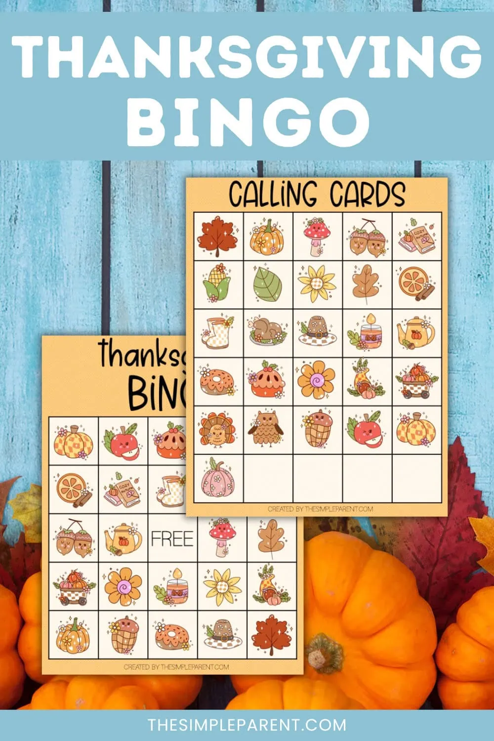 Printable Thanksgiving Bingo The Simple Parent
