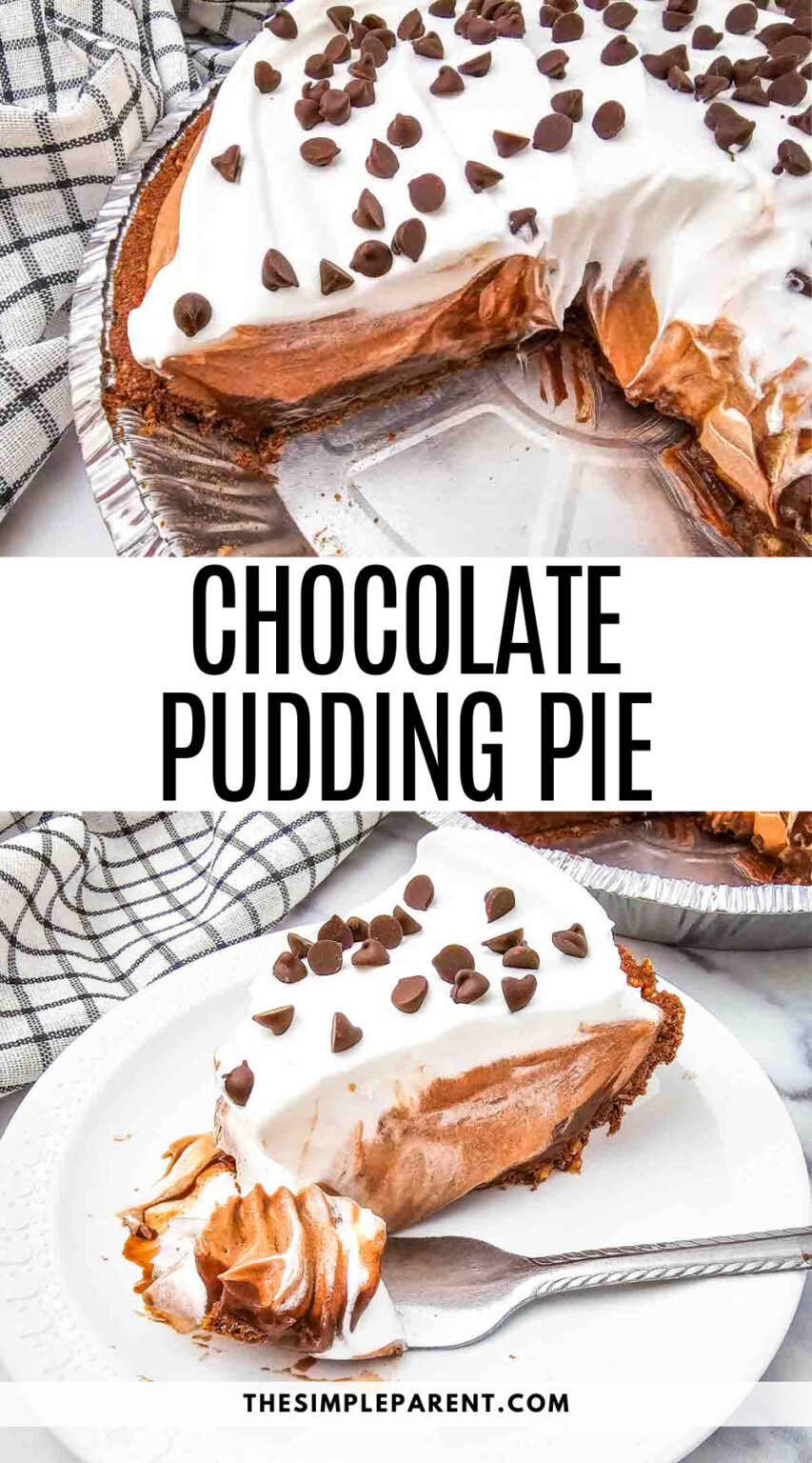 Chocolate Pudding Pie - The Simple Parent