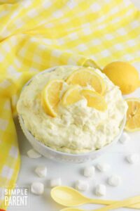 Lemon Fluff Dessert - The Simple Parent