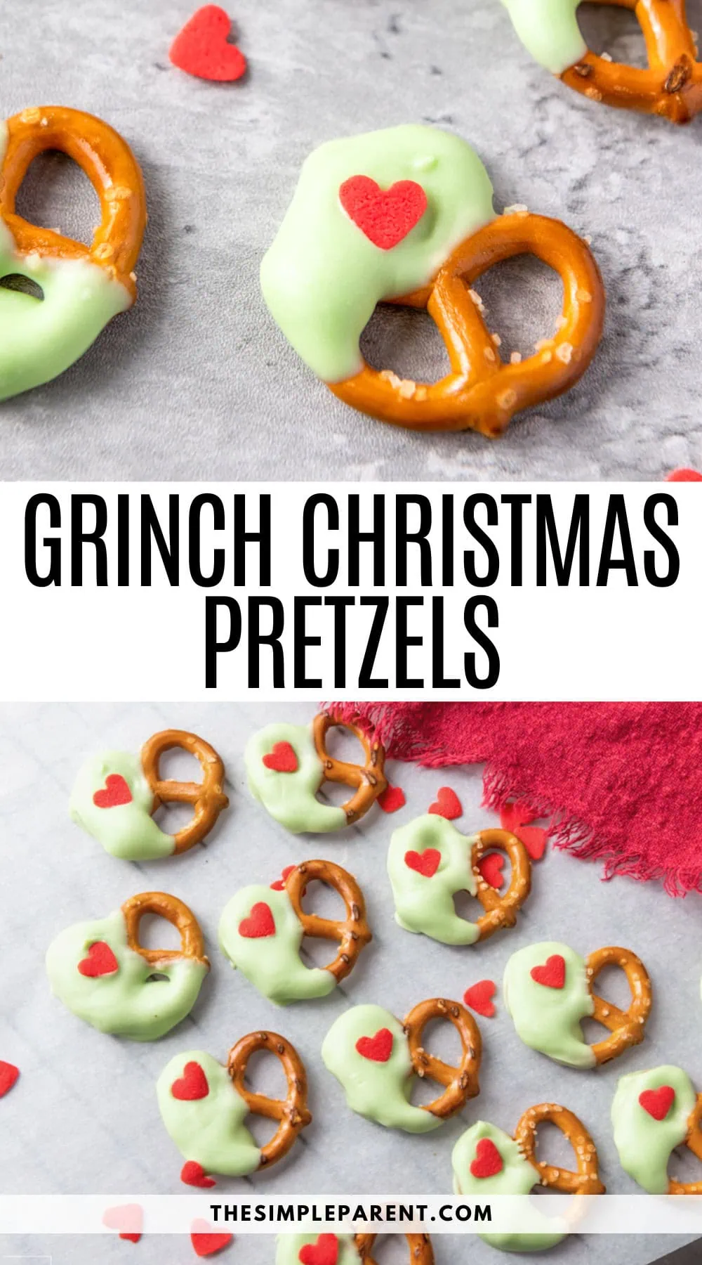 Grinch Christmas Pretzels Recipe