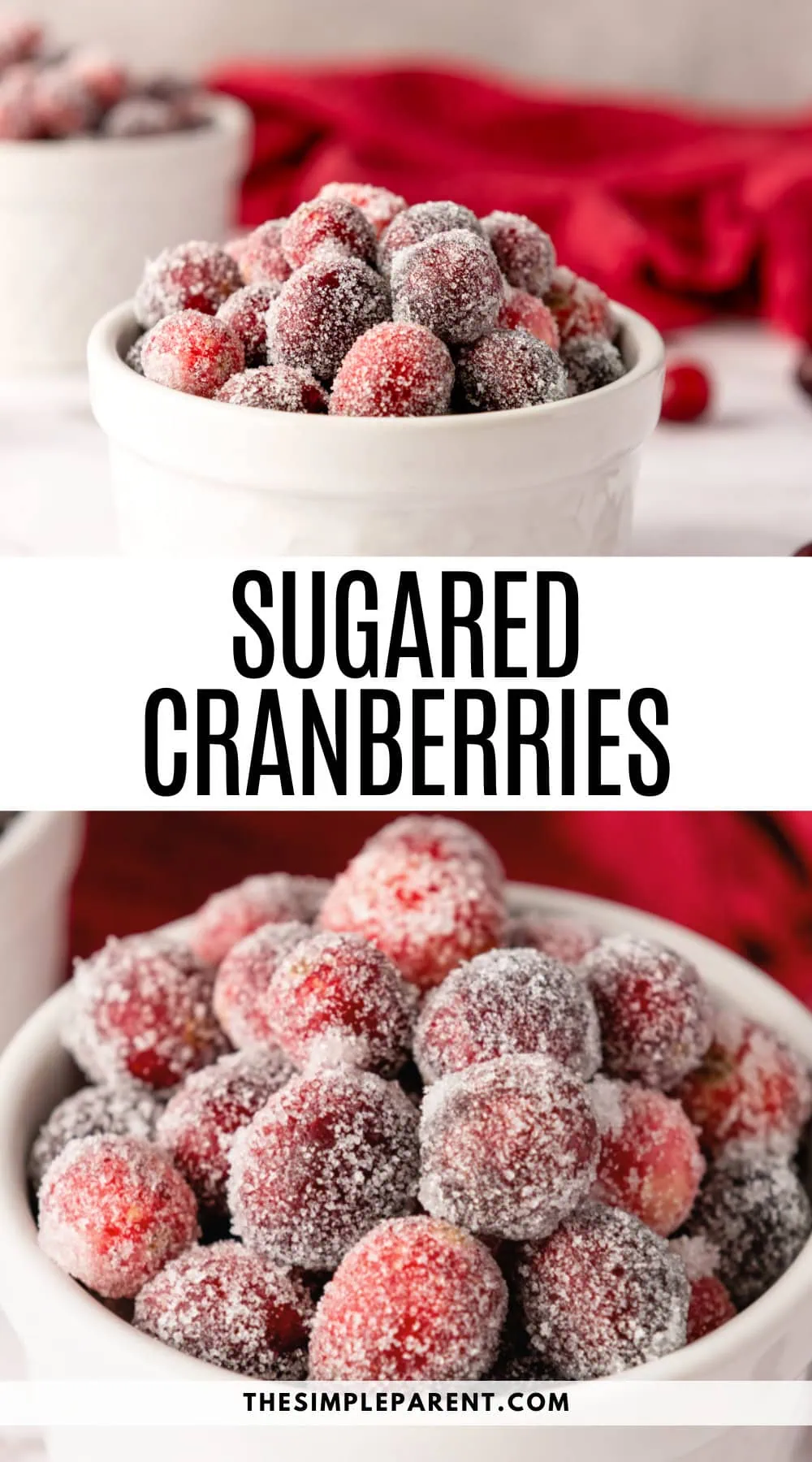 Sugared Cranberries Recipe