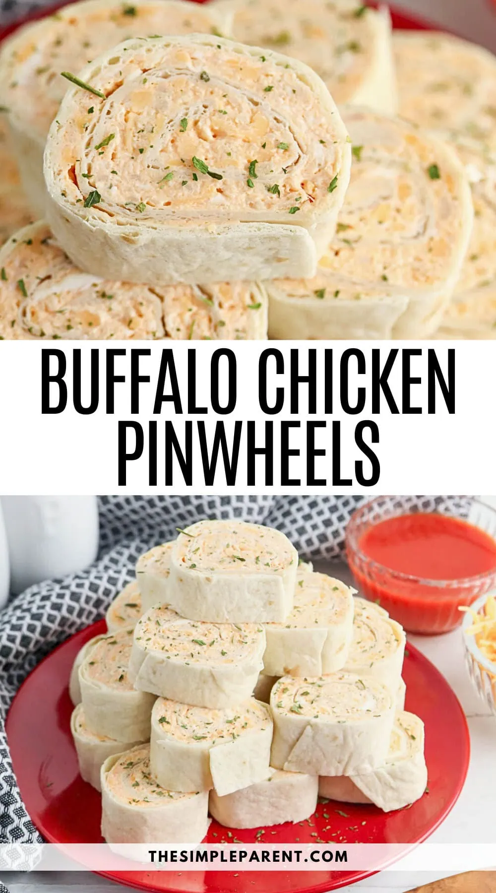 Buffalo Chicken Pinwheels Recipe