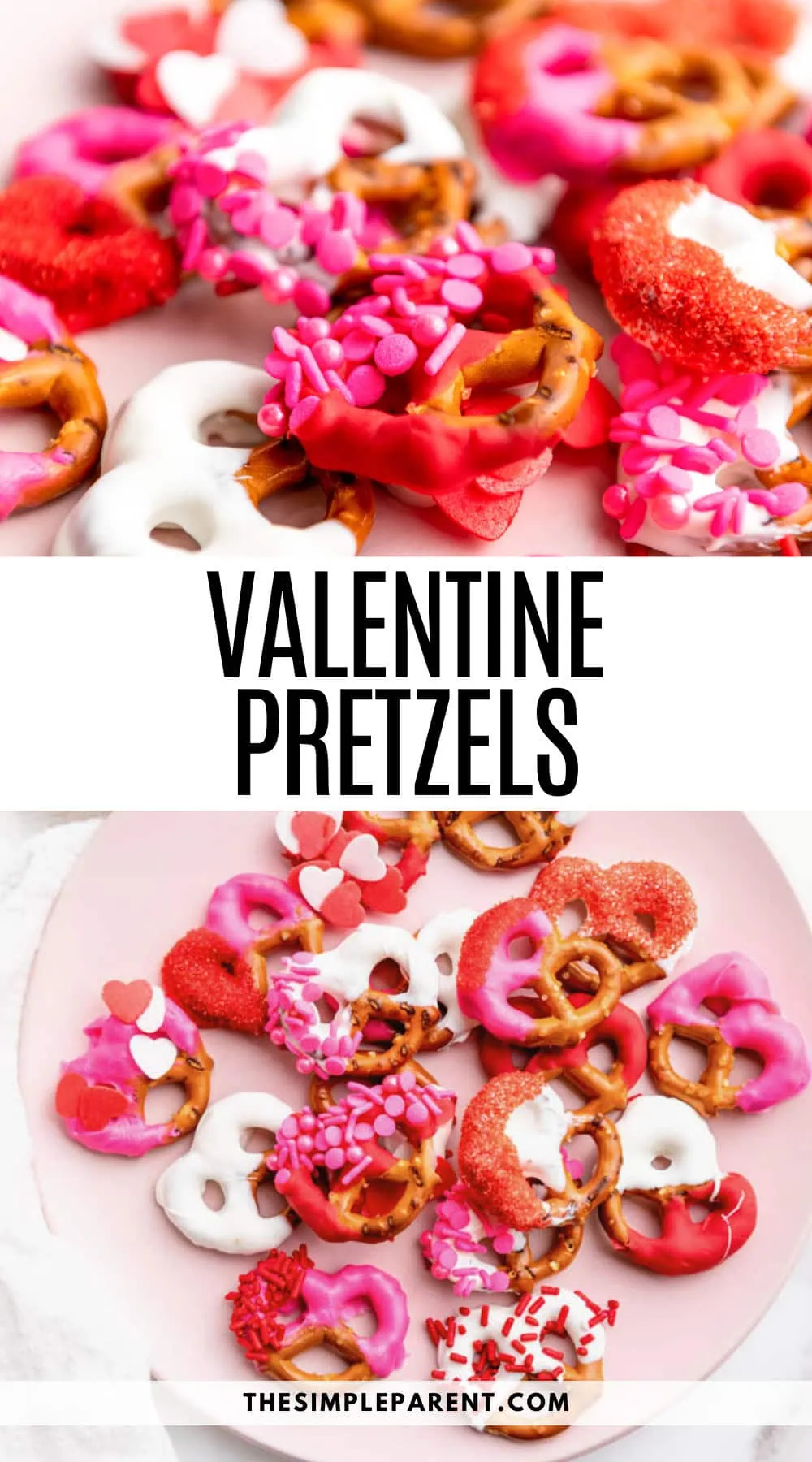 Chocolate Dipped Valentine Pretzels Recipe