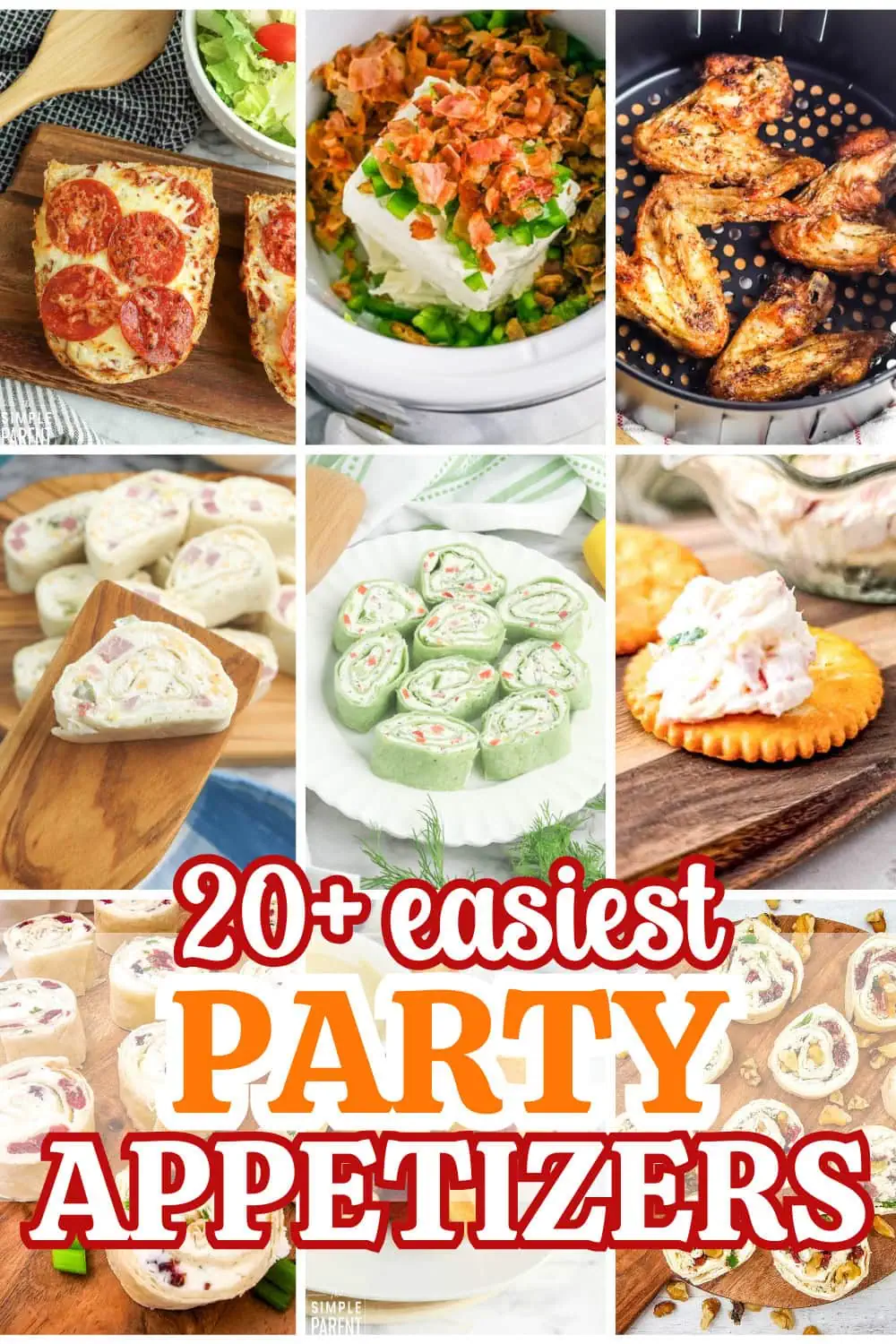Over 20 easy part appetizer recipes