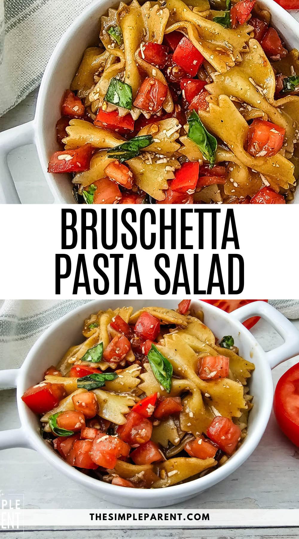 Bruschetta Pasta Salad Recipe