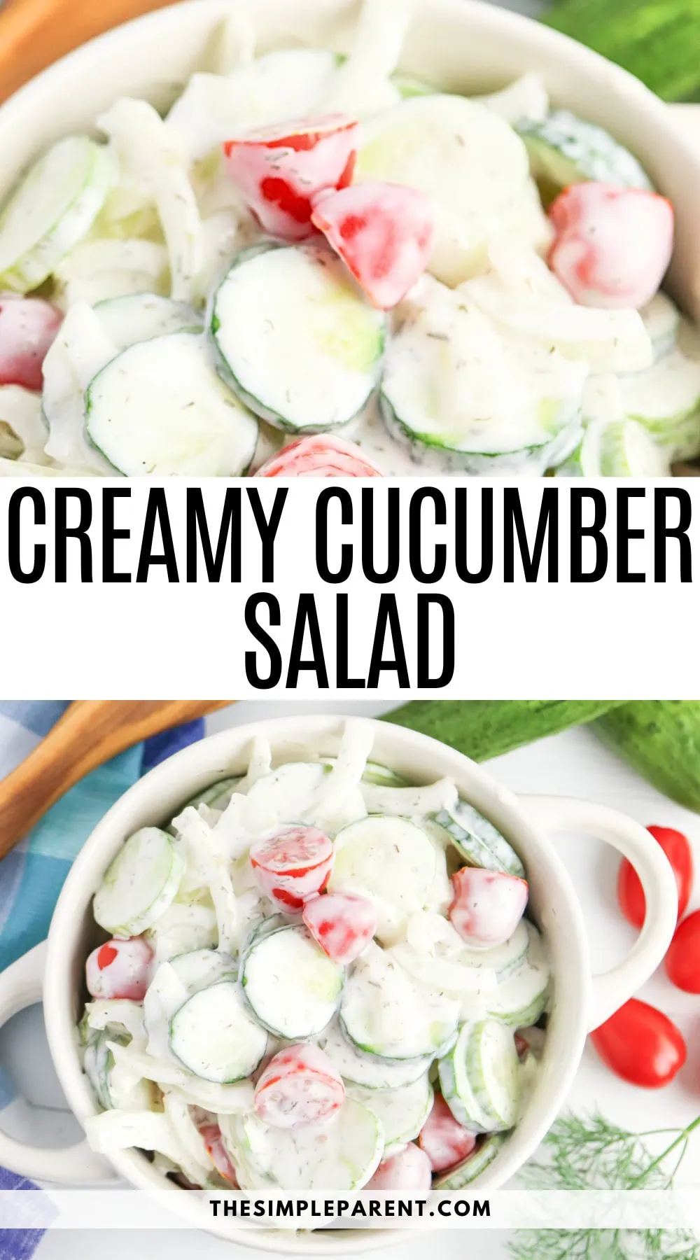 Creamy Cucumber Salad Recipe