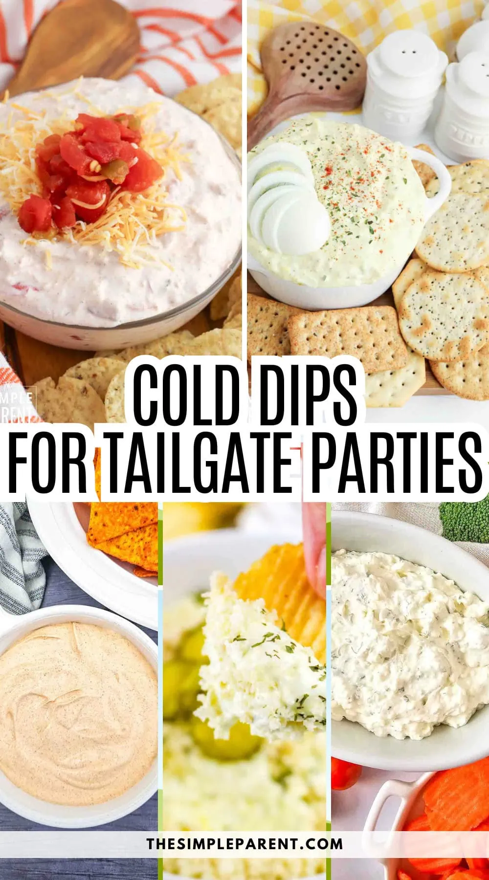Cold Dips for Tailgate Parties