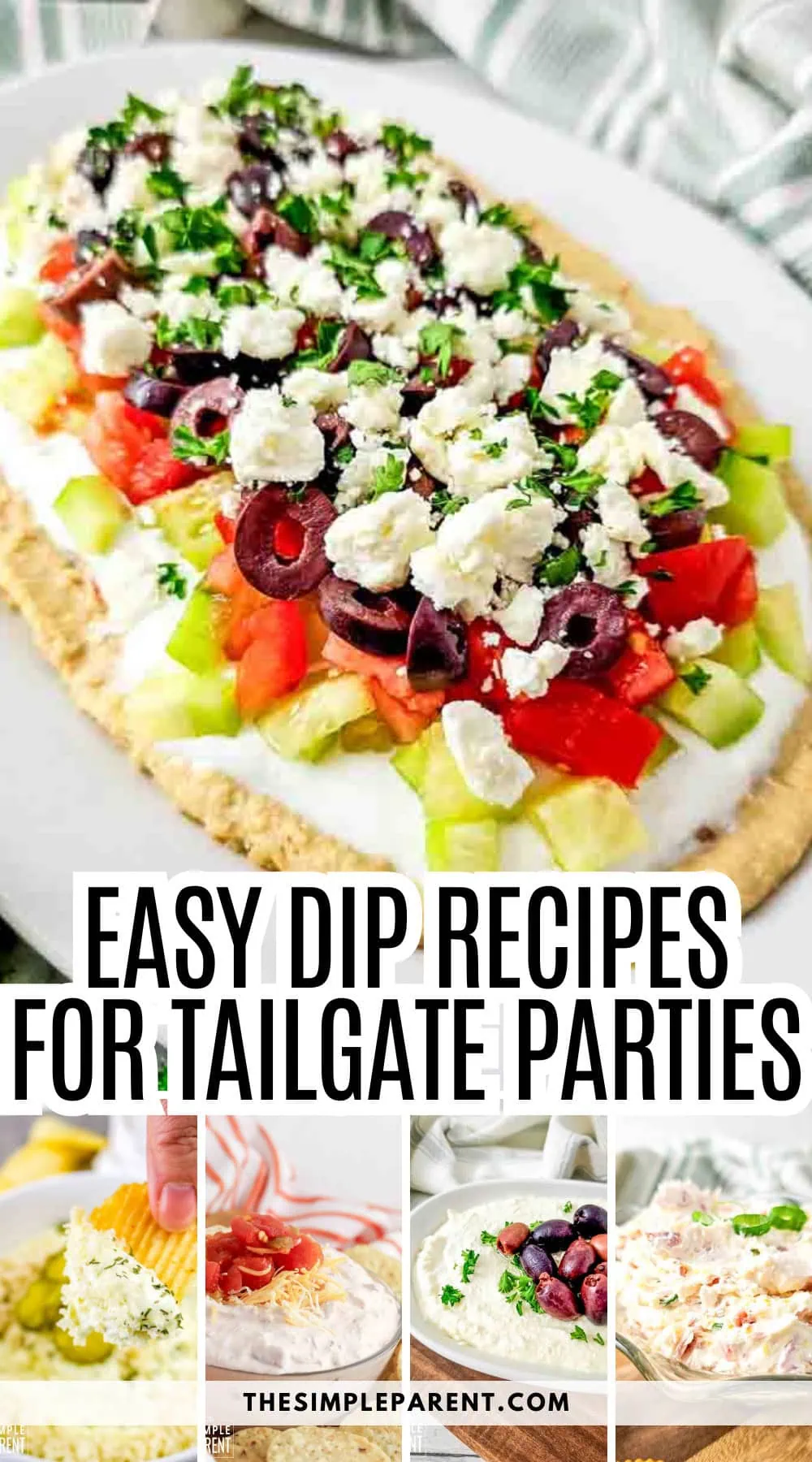 Easy Dip Recipes for Tailgating