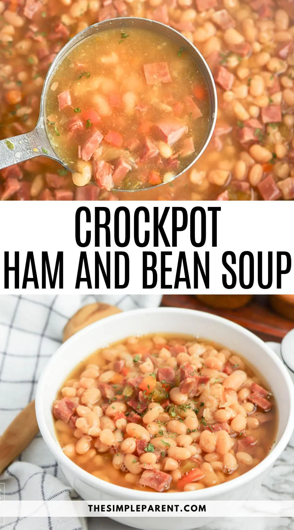 Crockpot Ham and Bean Soup Recipe