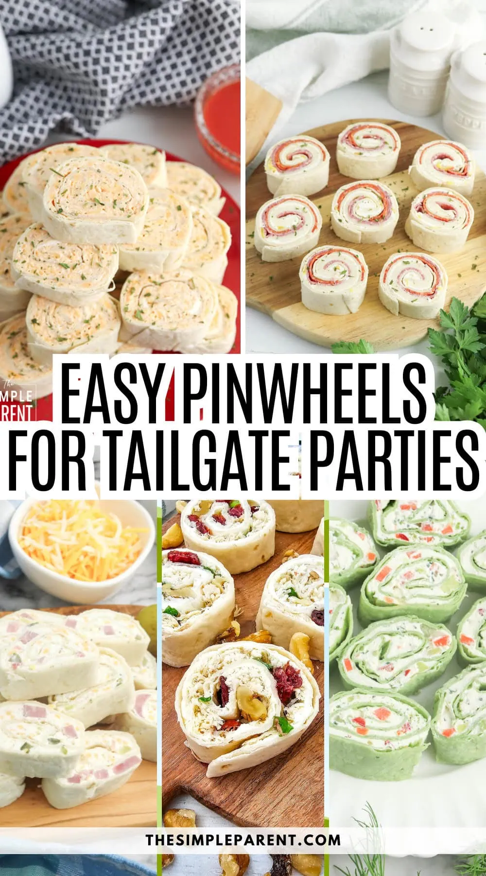 Easy Pinwheel Recipes for Tailgating Parties